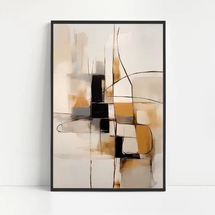 Art mural minimaliste moderne, peinture sur toile, affiche abstraite, impression, décoration de la m