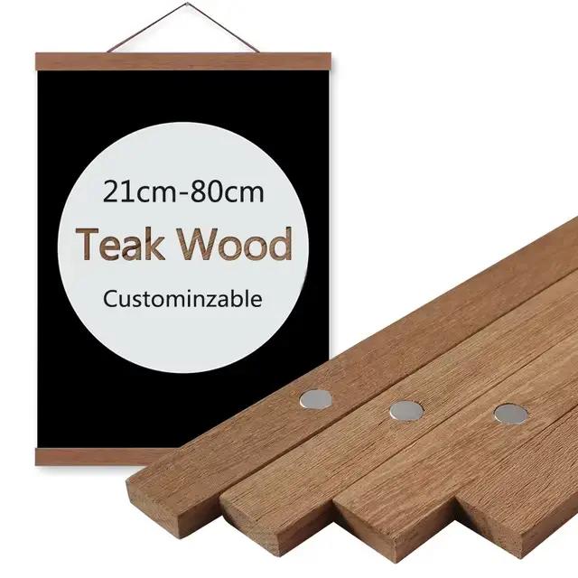 FANYS-Cadre de peinture magnétique en bois, cintre pour photo, affiche, toile, art, 21-70 cm