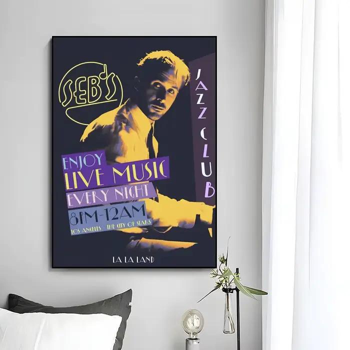 Poster de film onirique La La Land, impression d'art mural décoratif, décoration murale pour la mais