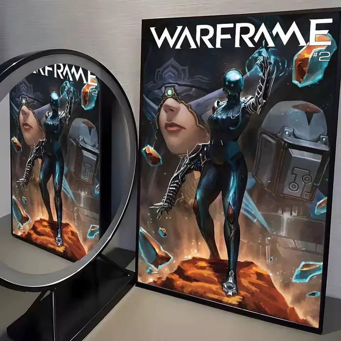 Affiche artistique W-WarframeS, toile HD, impression esthétique avancée, papier d'impression, décora