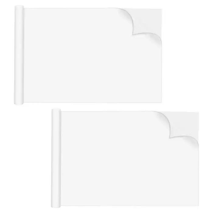1 rouleau d'autocollants pour tableau blanc, adhérence électrostatique statique, effaçable à sec pou