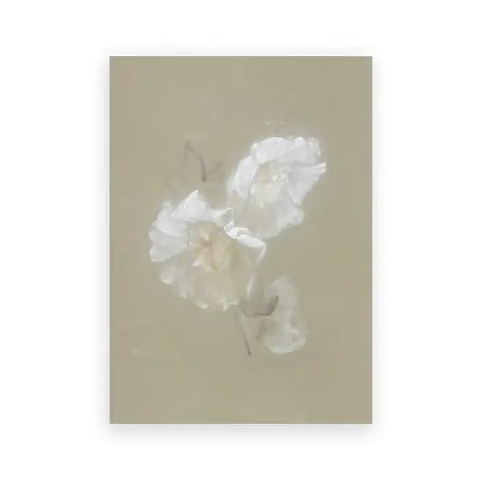 Affiche sur toile de peinture à l'huile vintage Paysage d'été, Impression d'art mural neutre pour ga