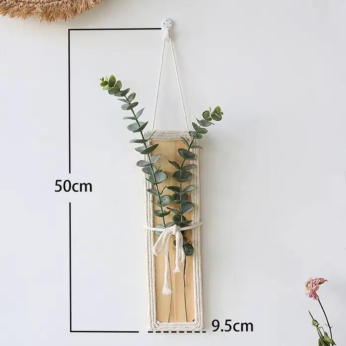 Décoration murale bohème avec corde tissée à la main, décoration murale Simple pour la maison, le sa