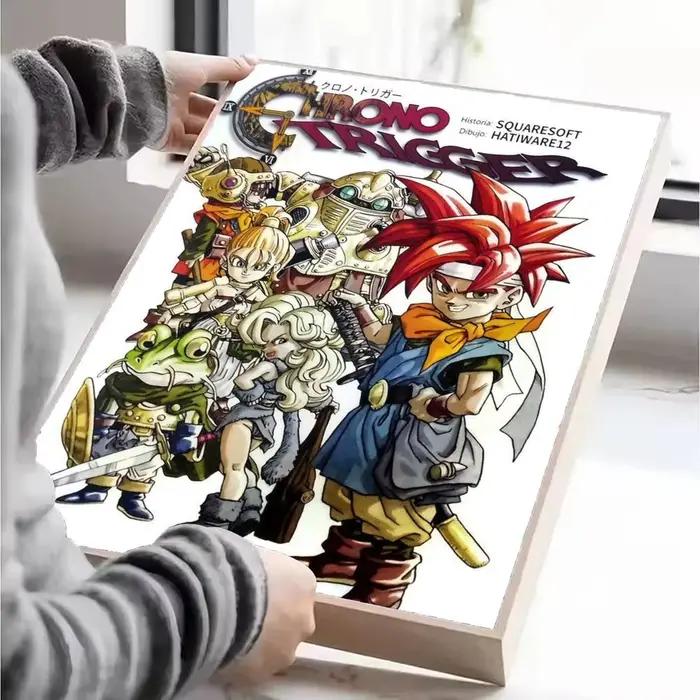 Poster RPG Chrono Trigger-T, artisanat, jeu de rôle, cadeau avec impressions, décoration pour la mai