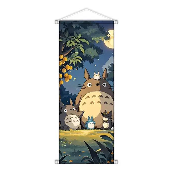 Affiches Murales Décoratives HD Imprimées de Personnages d'Anime Mon Voisin Totoro, Art Mural Décora
