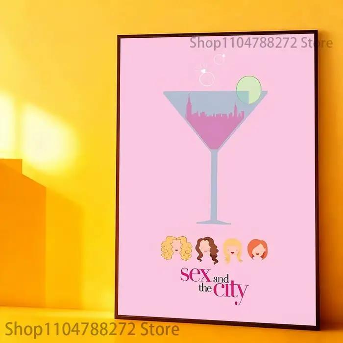 Affiche murale polyvalente s-sex A-And The C-City, pour salon, chambre à coucher, bureau, couloir, B