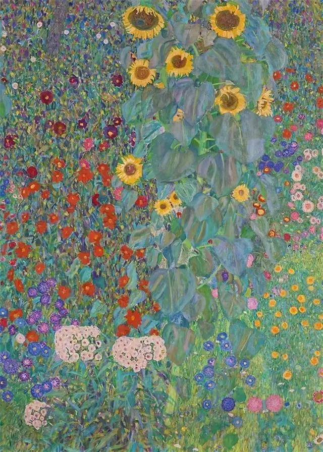Kits de peinture à l'huile par numéros, jardins Gustav Klimt, plantes abstraites, dessin de chiffres