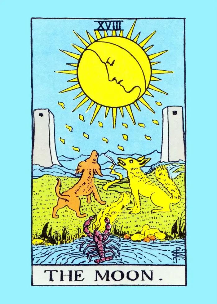 Toile d'art murale de carte de tarot Witchy The Hang, peinture imprimée, magicien de la prêtresse, i