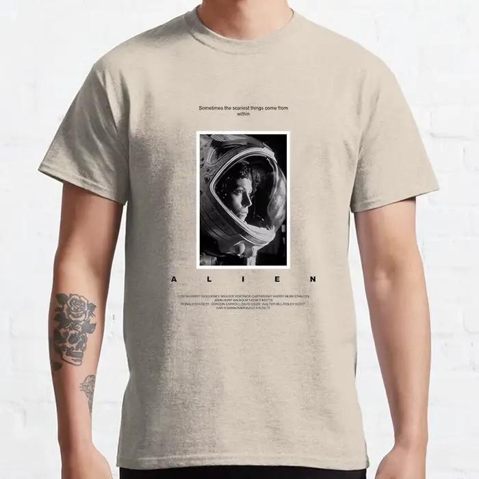 Alien Poster of Horror Movie, Sci Fi, Xenomorph, KEen Ripley, Économie grande taille, 100% coton imp