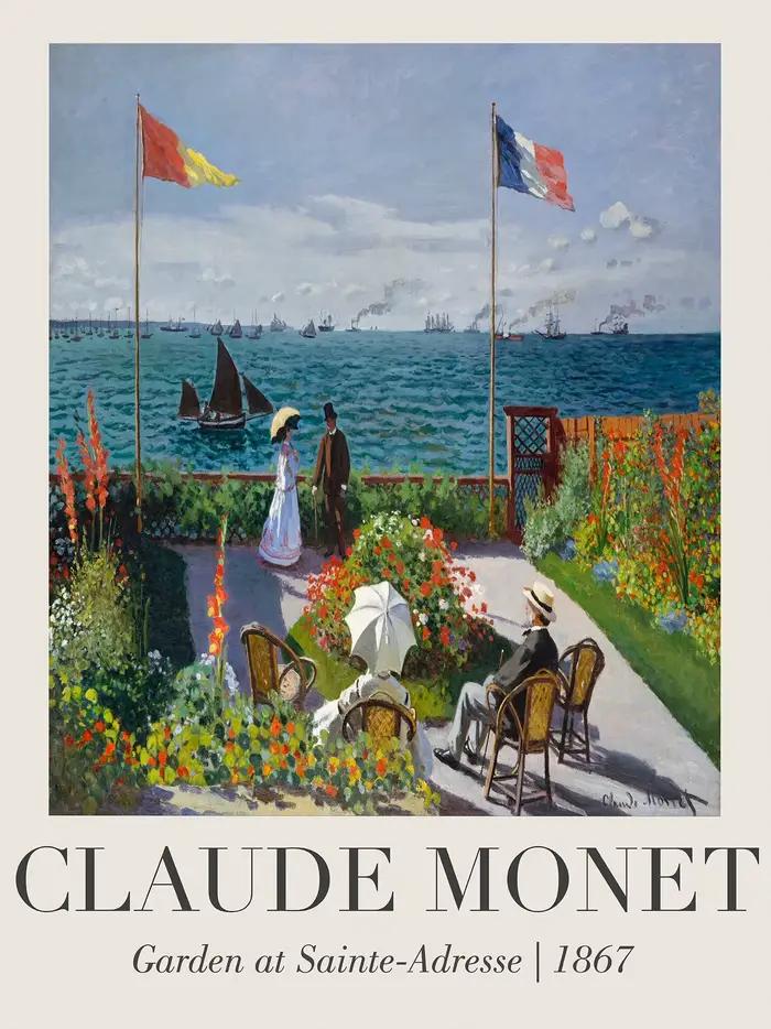 Affiche d'artiste impressionniste de Claude Monet, peintures sur toile de nénuphars, tableau d'art m
