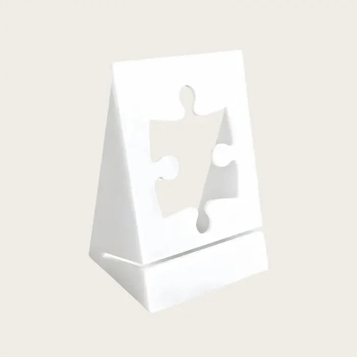 Présentoir de couverture de boîte d'affiche de Puzzle 1 pièce, matière plastique Durable, Style déco