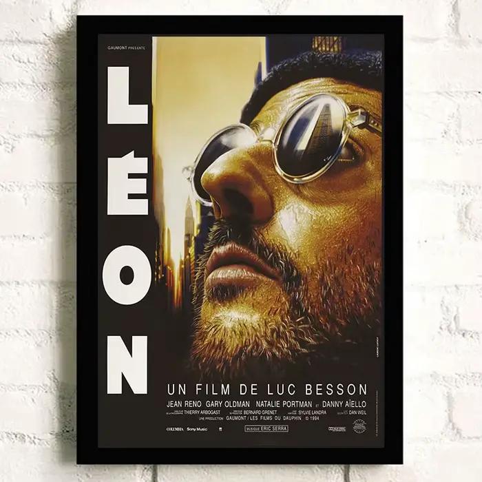 Film classique Leon le professionnel maison mur Art décor toile affiche haute qualité toile jet d'en