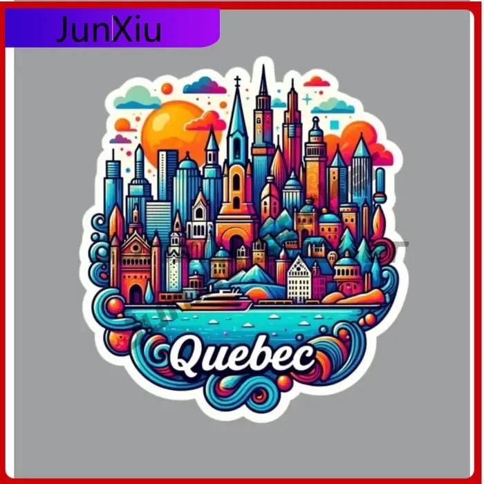 Quebec City Canada autocollant Suv autocollants moto autocollants drôle décoration mur réfrigérateur