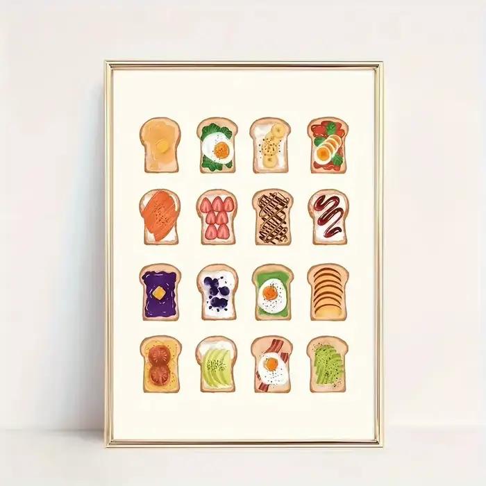 Toile imprimée d'art, affiche, image pour salon, chambre d'enfants, décoration de maison, cuisine mo