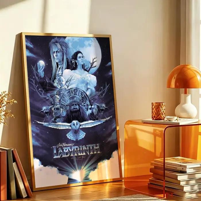 Affiche murale du film L-Labyrinth, affiche artistique pour salon, chambre à coucher, salle à manger