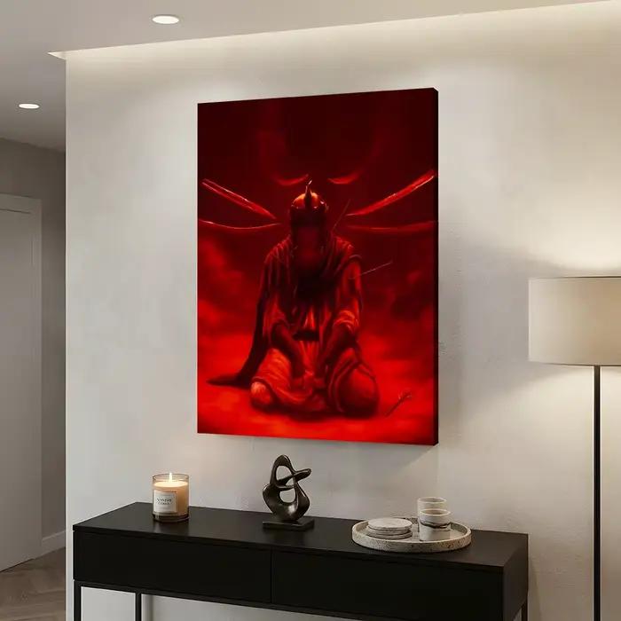 Peinture sur toile moderne HD de l'Imam Houssein, calligraphie chiaite, impression écologique, décor