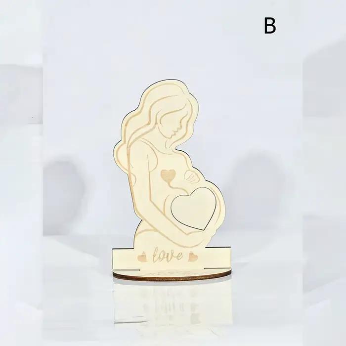 Cadre photo en bois pour échographie de femme enceinte, support pour image de bébé, annonce de gross