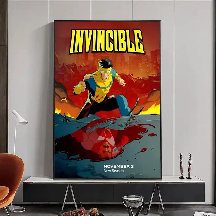 Affiche murale autocollante imperméable HD, décoration de chambre à coucher et de Bar, affiche Anime