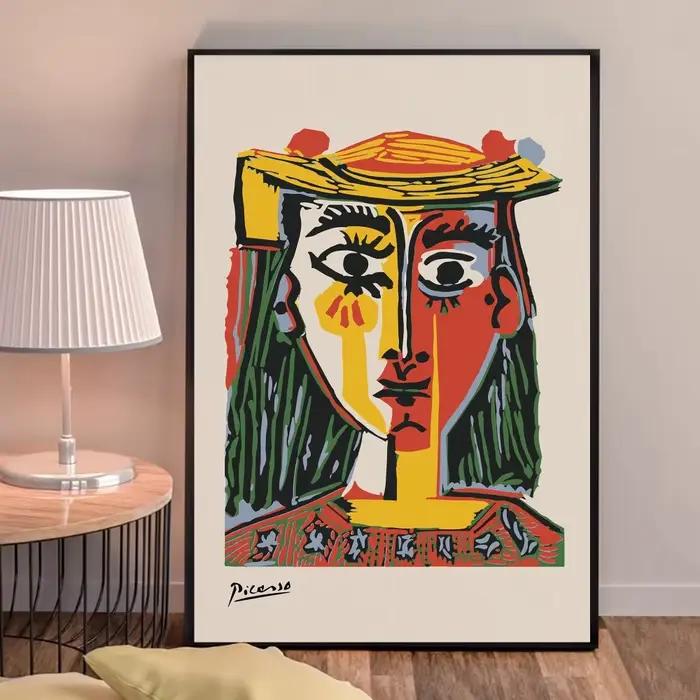 Picasso – affiche de peintre de renommée mondiale, affiche de figurines abstraites, imprimés et affi