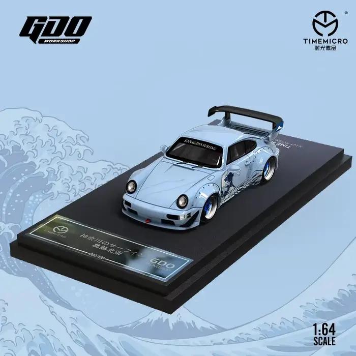 1:64 RWB964 La grande vague de Kanagawa Peinture pour collection et affichage