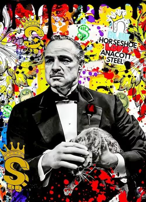 Graffiti Pop œuvre célèbre Portrait toile peinture affiches rue mur Art photo pour salon décoration