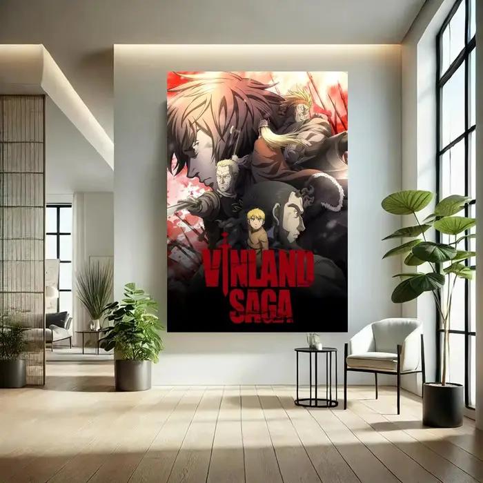 Affiche Anime Vinland Saga, affiches classiques et impressions d'art mural adaptées aux salons, aux