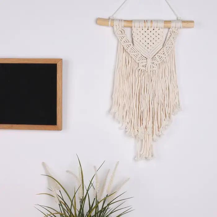 Macramé tissé tenture murale Boho maison Chic bohème géométrique Art décor beau appartement dortoir