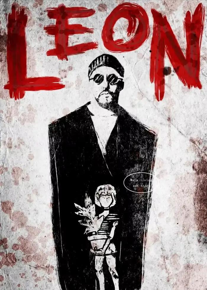 Affiches de film Leon imprimées célèbres, peinture sur toile professionnelle, tableau d'art mural Vi