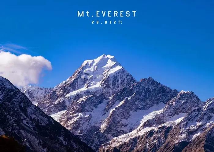 Affiche du Mont Everest, le plus haut sommet du monde, impression artistique de paysage, peinture pa