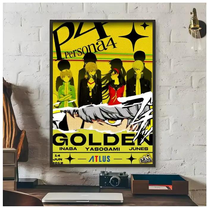 Affiche de la série de jeux Persona, décoration artistique haut de gamme et cadeau pour la maison, s