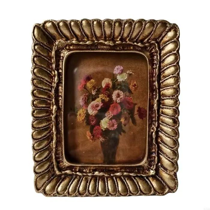 Cadre Photo rétro, Mini cadre Photo orné Antique pour affichage table, décors artistiques galerie ph