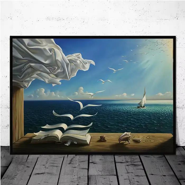 Peintures sur toile surréalistes de Salvador Dali, affiches et impressions d'art mural célèbres, ima