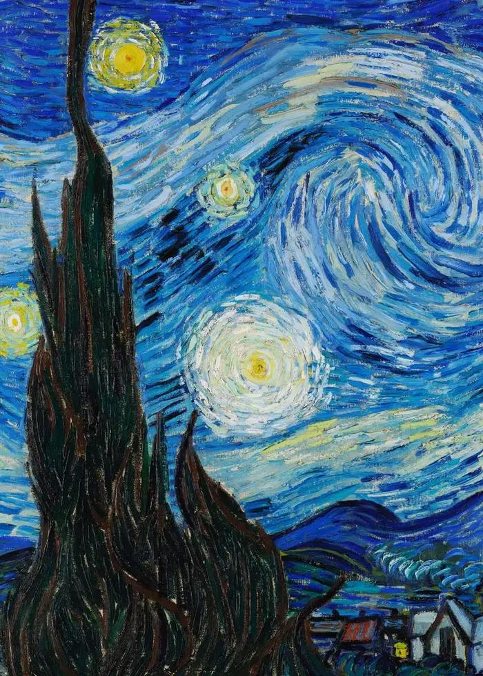 Affiches et impressions de la nuit des étoiles du peintre de renommée mondiale, peinture sur toile d