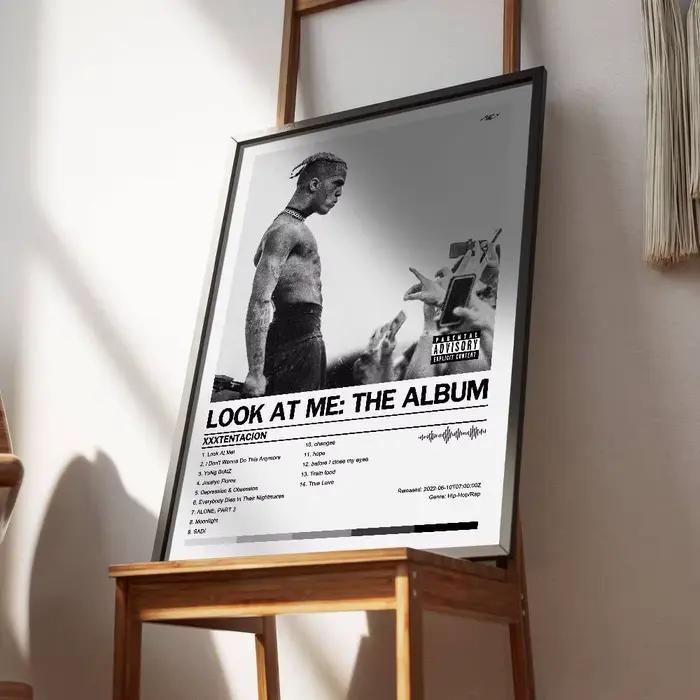 Xxxtentacions – affiche d'album, couverture artistique, chansons, musique, rap, autocollant mural en