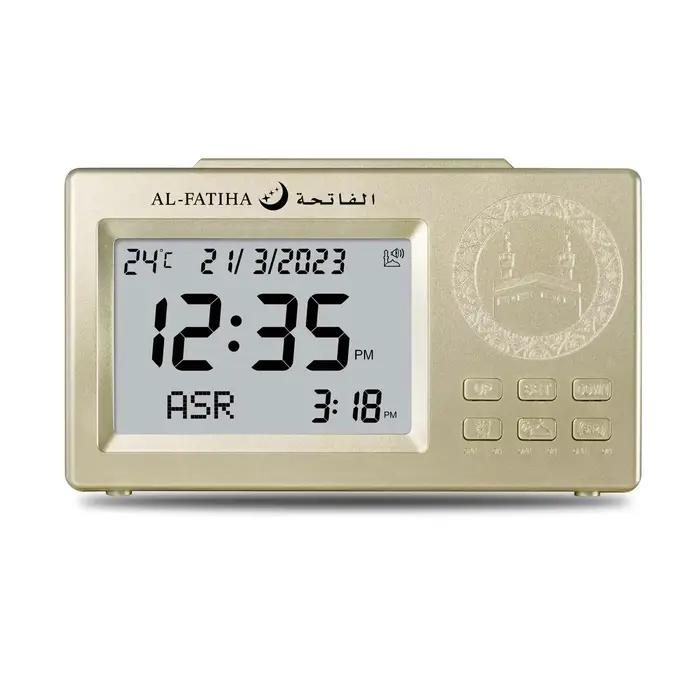 Horloge numérique LED Azan, Horloge murale musulmane islamique élégante, Rappel de prière Adhan, Ala