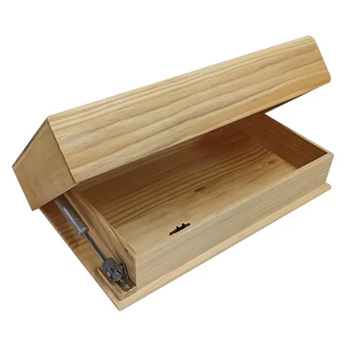 Étagère murale en bois avec compartiment secret, étagère à rabat magique, étagère de rangement, étag