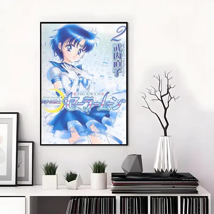 Affiche S-Sailor Moon, autocollants haute définition, adaptés à la chambre à coucher, au salon, à la