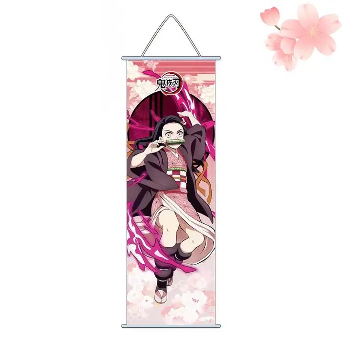 Affiche murale Kamado Nezuko, cadeau pour les fans de Demon Slayer, décoration de papeterie échangea