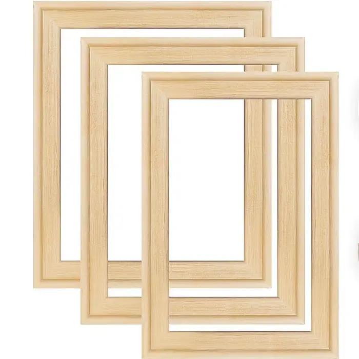 Cadre en bois pour toile, 40x50cm, peinture à l'huile par numéros, cadre intérieur pour photo, décor