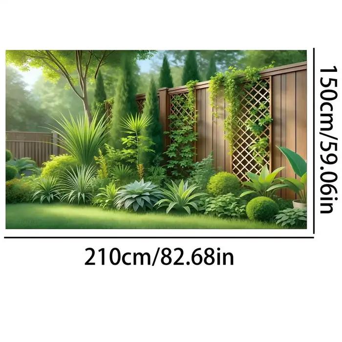 Toiles de fond de jardin pour mur 210x150cm, décoration extérieure, toile de fond de clôture de jard