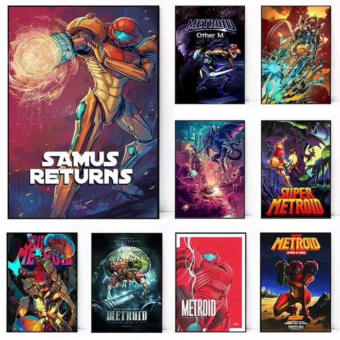 Affiche Metroid Samus Aran
