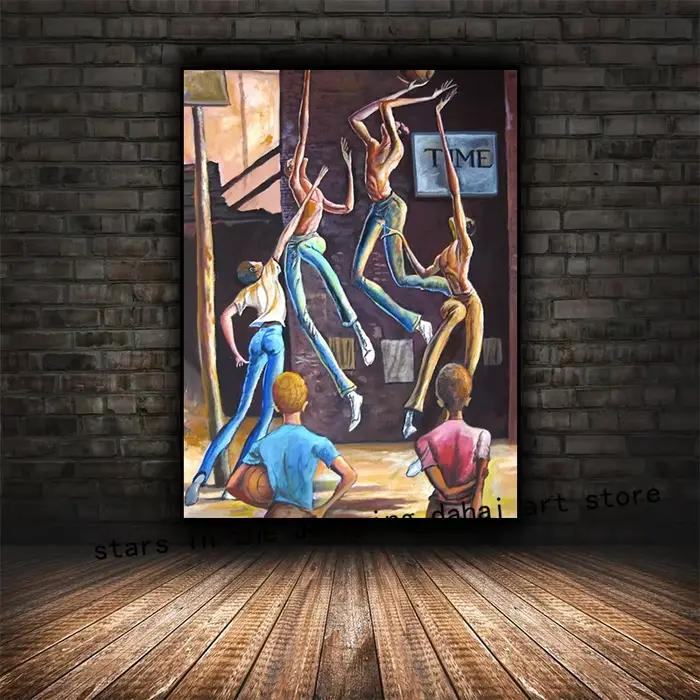 Affiche d'Art Abstrait Ernie Barnes Corne