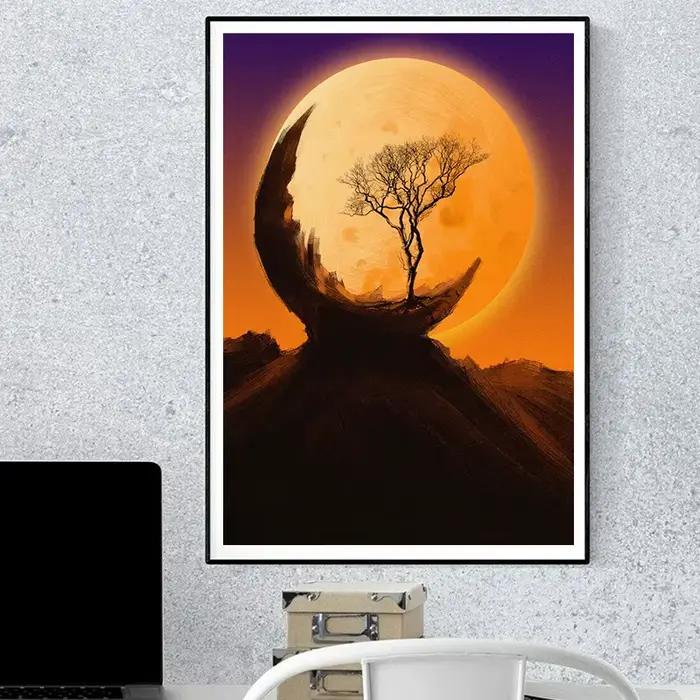 Affiches d'impression de toile de paysage naturel nordique
