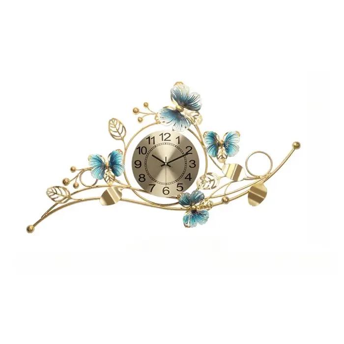 Horloge murale Design moderne Vintage or élégant Simple