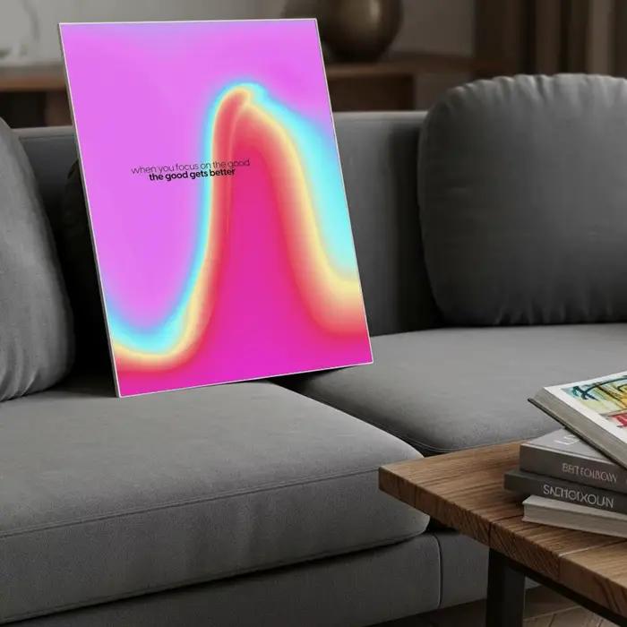 Poster Halo esthétique éblouissant