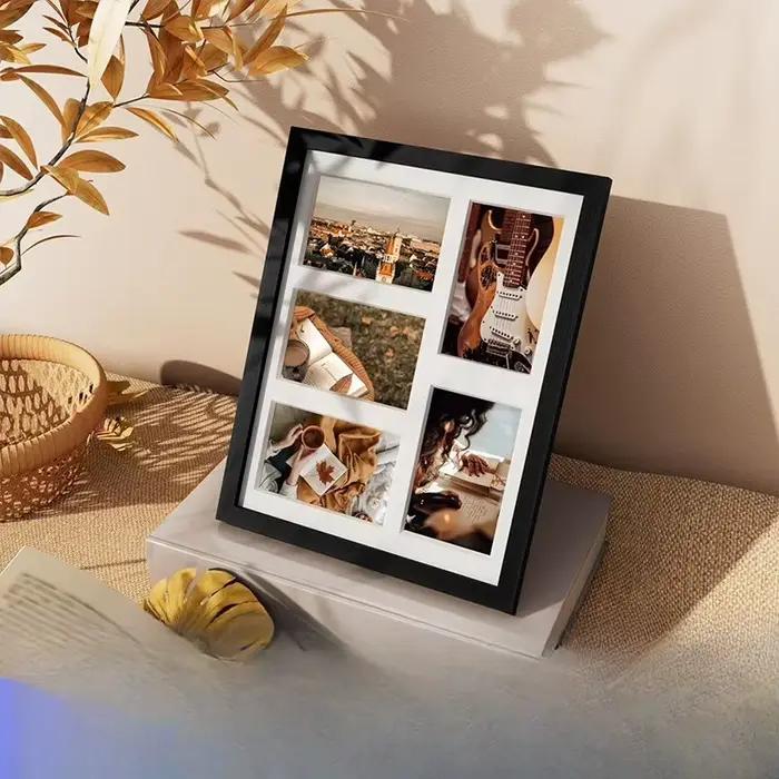 Cadre de Collage de 5 photos pour Couples