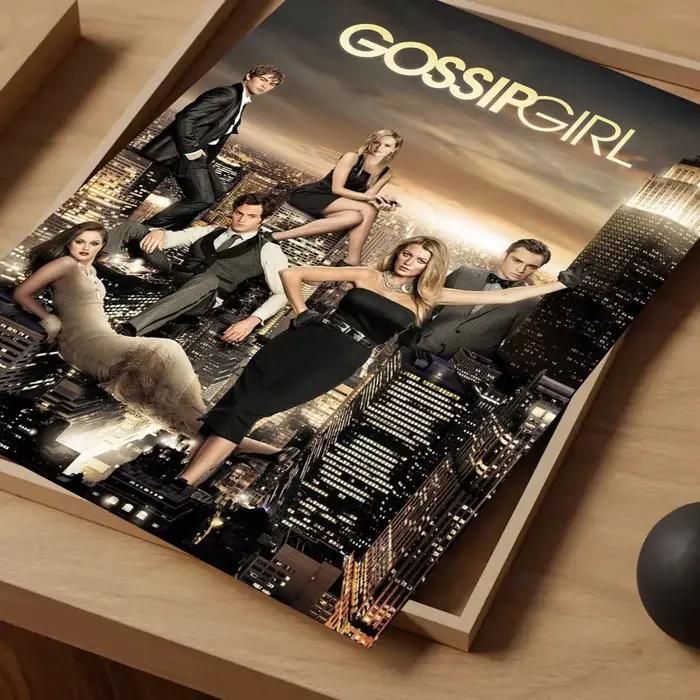 Affiche autocollante G-Gossip Girl en papier imperméable