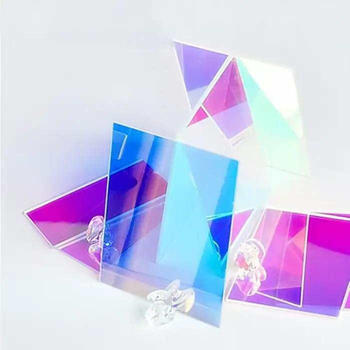 Panneau arc-en-ciel en plexiglas laser