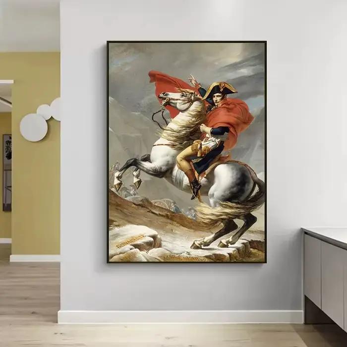 Portrait de Napoléon Bonaparte Traversant les Alpes