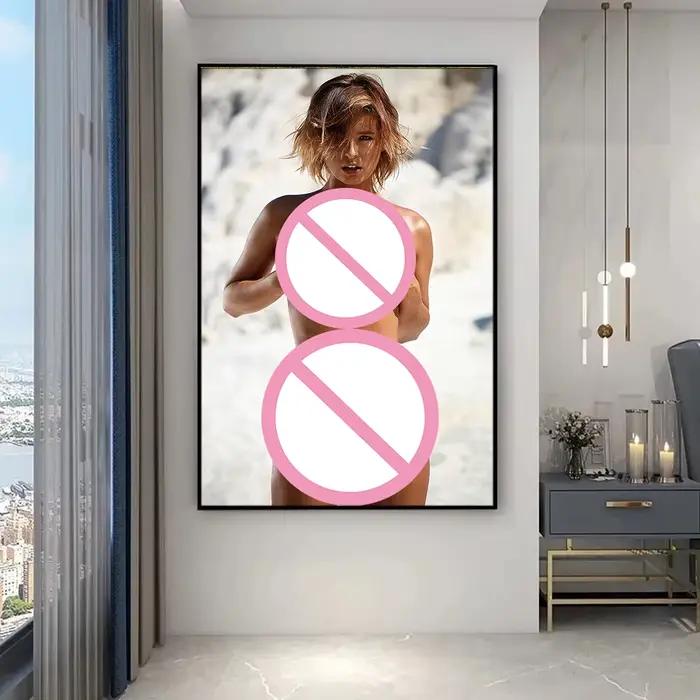 Affiche de fille jolie